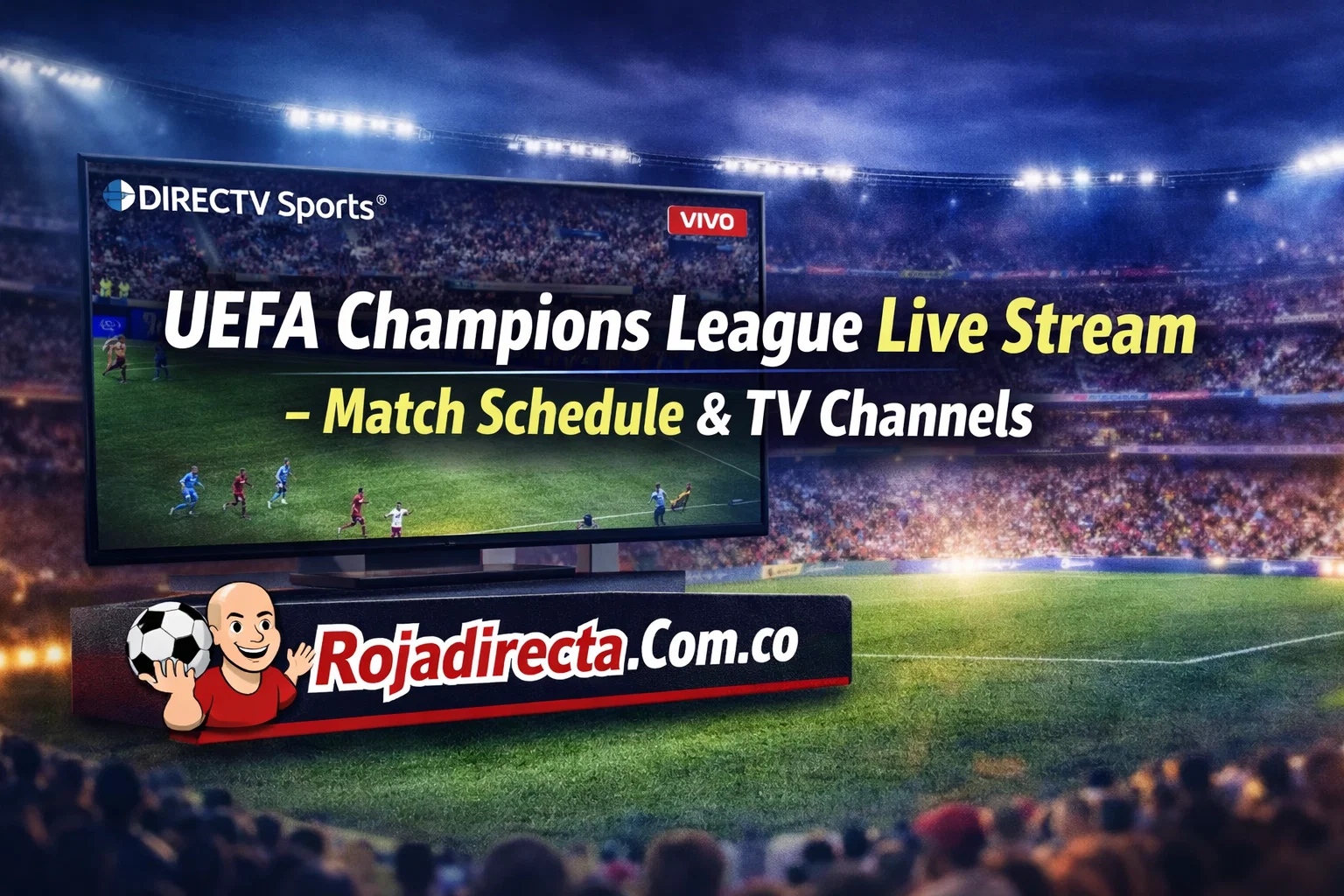 Transmisión en Vivo UEFA Champions League - Calendario de Partidos y Canales de TV